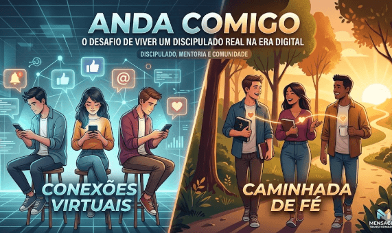 Anda Comigo: O Desafio de Viver um Discipulado Real na Era Digital 👥🌐